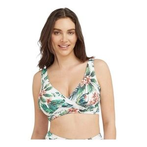 Sea Level Cross Front, Tango G Cup Cross Front Swim Bra White NWT